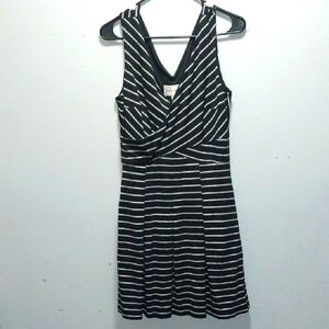 Donna Morgan Black and White Dress Size 6 NWT